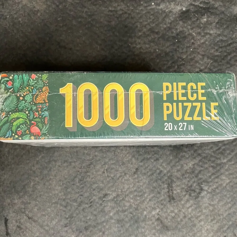 Jungle Love Art By Janelle Penner 1000 Piece Jigsaw Puzzle American Flat New